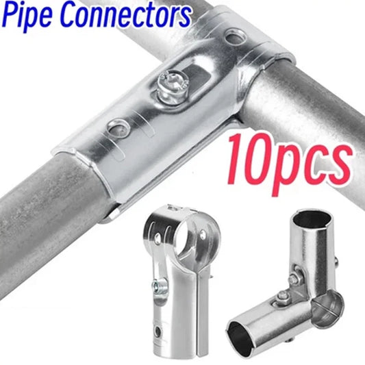 25mm Metal Tube Connectors 5/10 Pack | Pipe & Rod Support Pipe Tube Connectors Peaceful Pleasures Health and Wellness