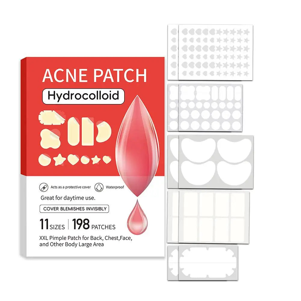 Hydrocolloid Acne Patches – Multi-Shape Invisible Blemish Dots