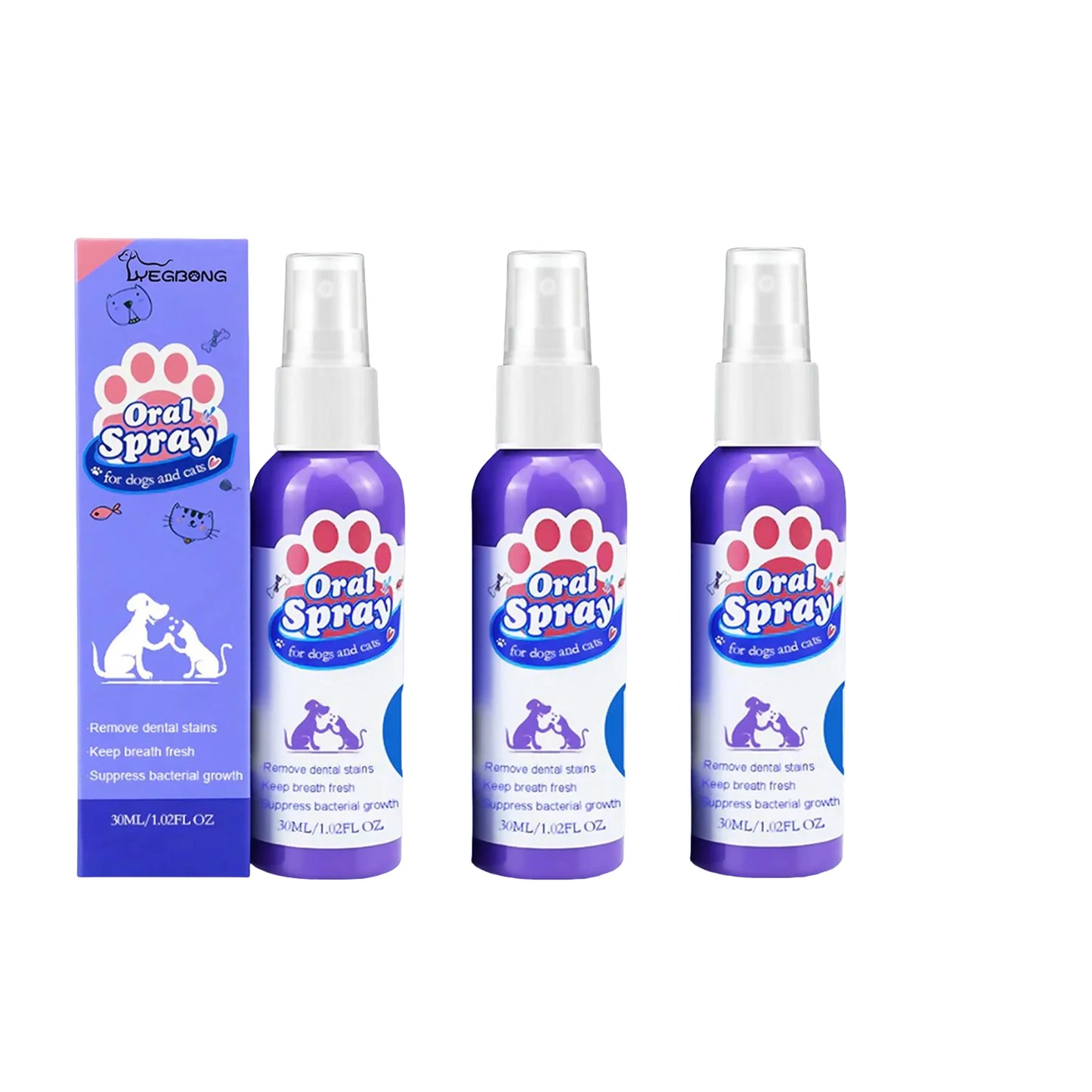 Pet Oral Cleaning Spray – Fresh Breath & Dental Care for Dogs