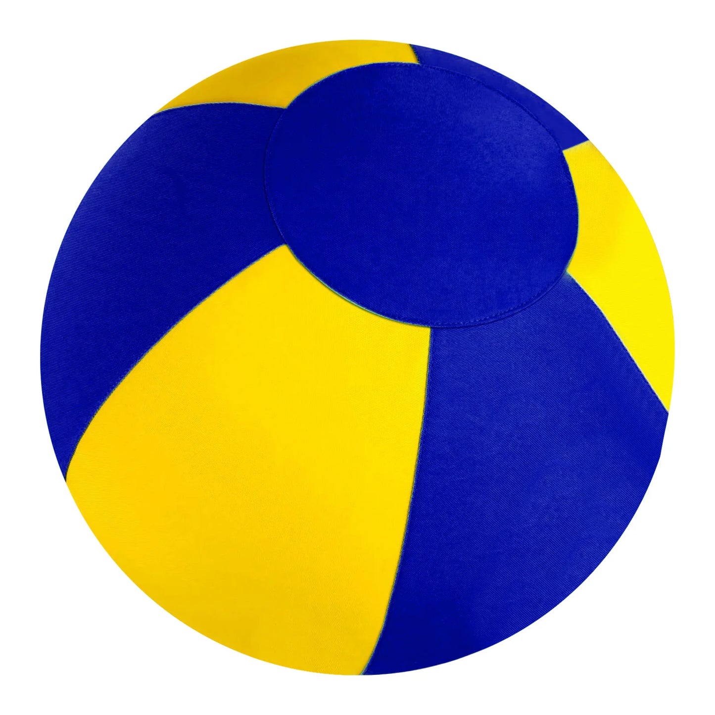 Interactive Inflatable Pet Herding Ball Toy For Large Dogs Outdoor Training And Play Durable Oxford Cloth And PVC Material Desig Peaceful Pleasures Health and Wellness 45cm Yellow Blue