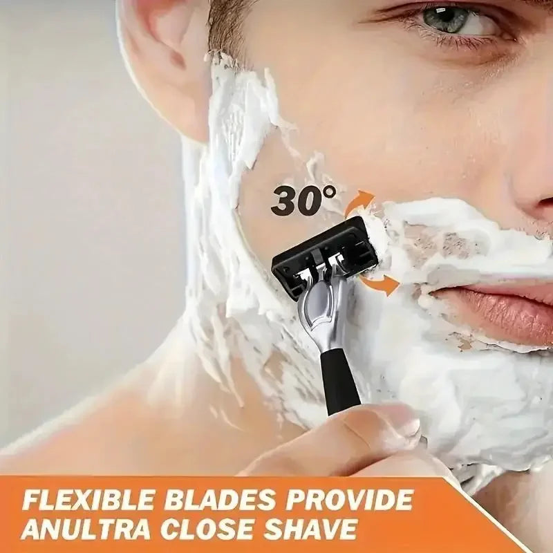 Women's Multi-Blade Manual Razor | Replaceable Head Shaver