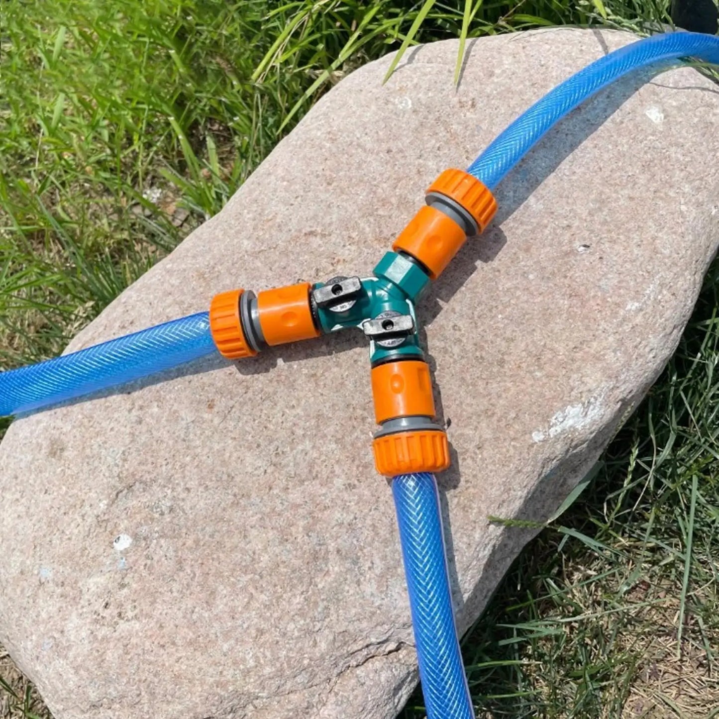 Garden Hose Splitter | Multi-Outlet Adjustable Tap Divider