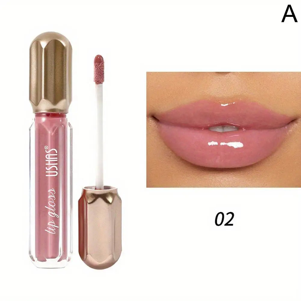 Mirror Pearl Lip Gloss – Waterproof Glitter Lip Tint & Glaze