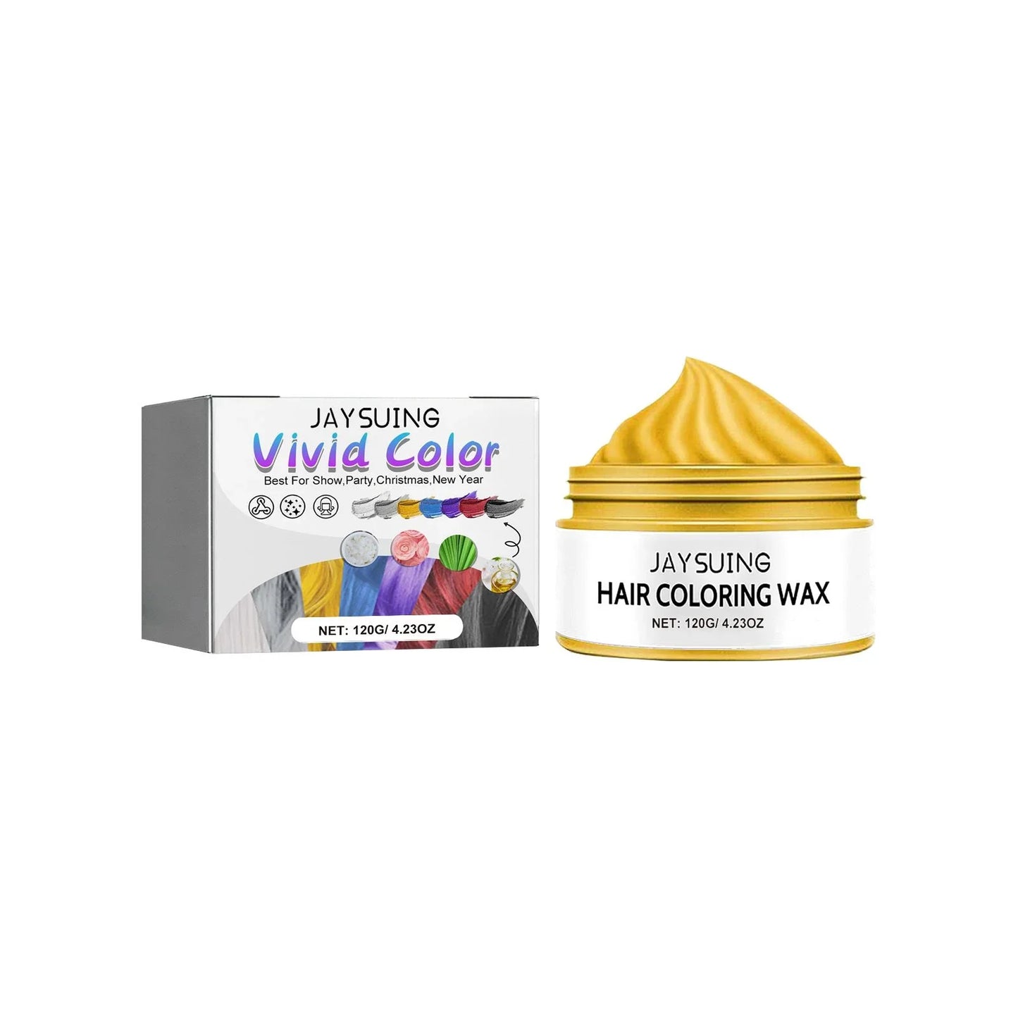 Temporary Hair Color Wax – Nourishing Styling Pomade 120g