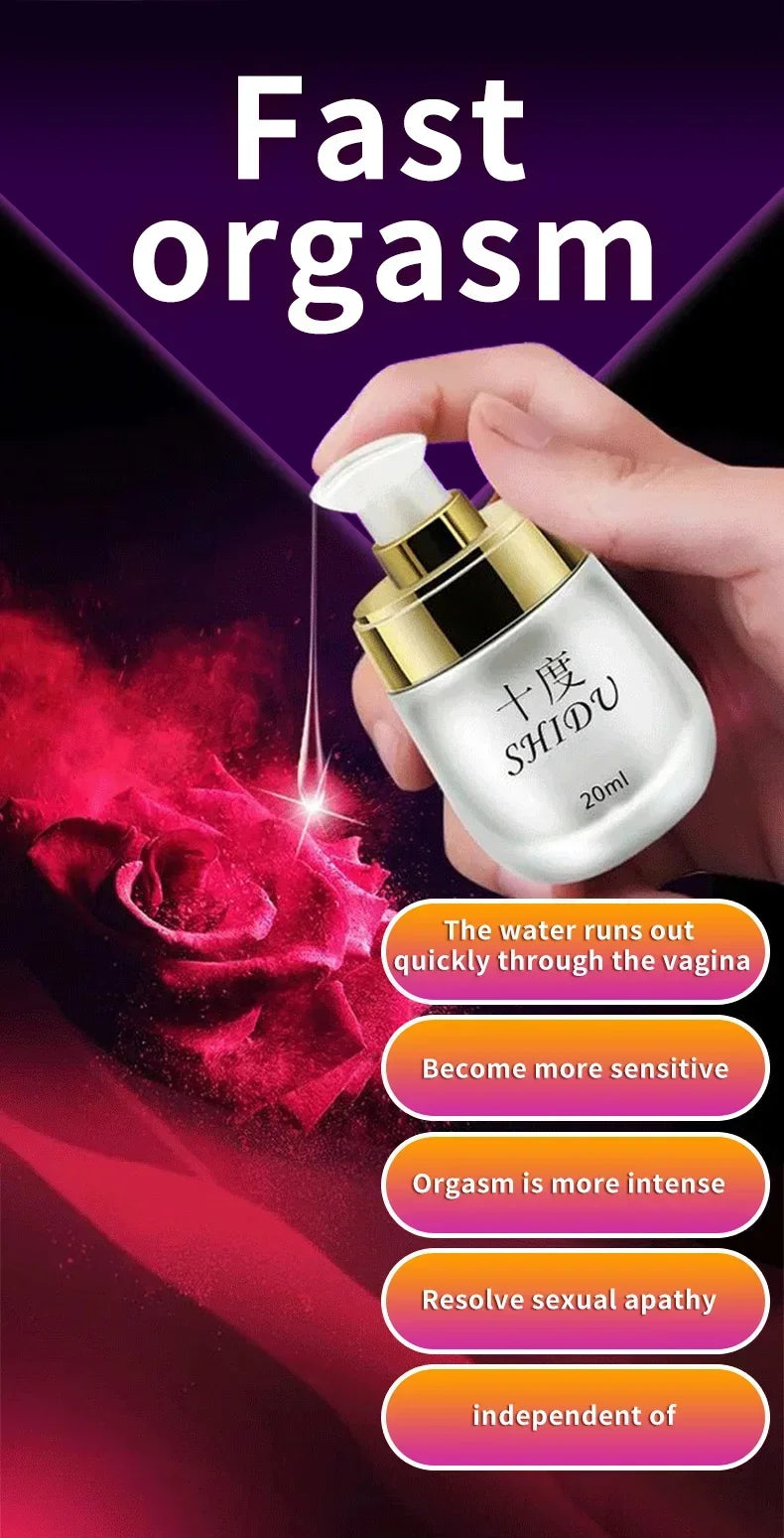 Womens Lubricants Orgasm Gel Spray Enhanced Sensation Massage Orgasm Oil 20ml Peaceful Pleasures Health and Wellness