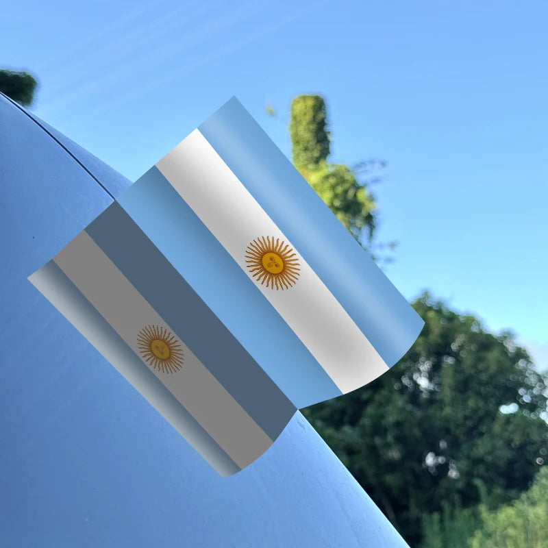 2026 World Cup National Flag Car Sticker | Waterproof Decal