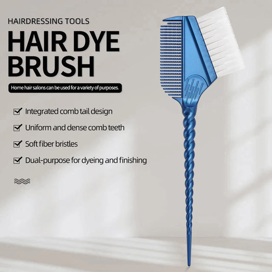 Barbershop Dye Hair Double Head Brush Salon Non-Slip Color Cream Brush Hair Coloring Brush Hair Dye Applicator Dust Brush Tool Peaceful Pleasures Health and Wellness