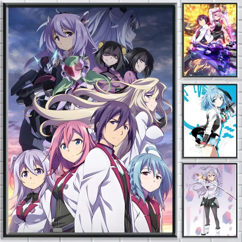 The Asterisk War Anime Poster – HD Self-Adhesive Wall Art Anime Wall Poster Peaceful Pleasures Health and Wellness