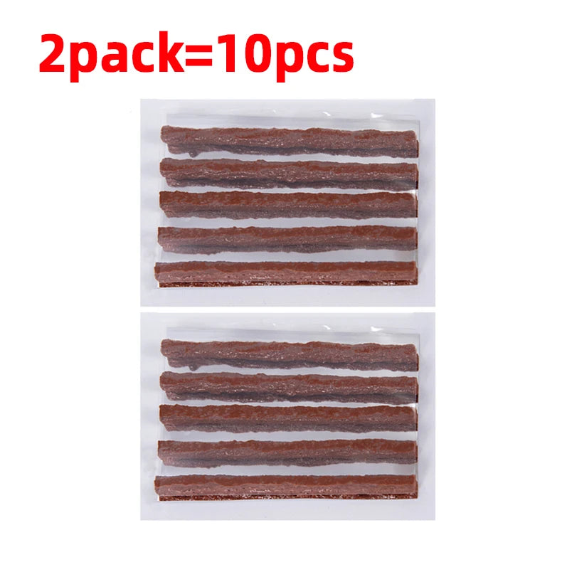Tubeless Tire Repair Strips – Natural Rubber Plugs, 5 or 50 Pack