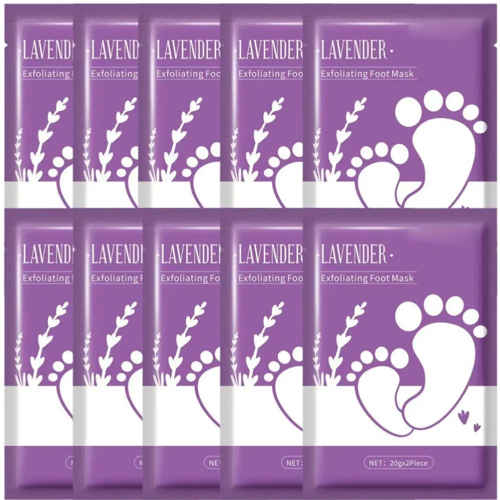 Lavender Exfoliating Foot Mask – Moisturizing & Smoothing