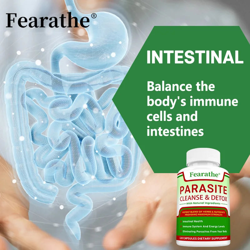 Parasite Cleanse - Bowel Cleansing Supplement, Digestive Health, Immune Health, Parasite Removal, Natural Gut Health Peaceful Pleasures Health and Wellness