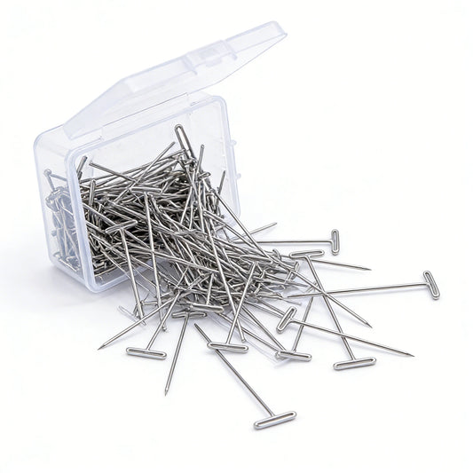 Wig T-Pins for Mannequin Head – Hair Blocking & Styling Pins Wig Styling Pins Peaceful Pleasures Health and Wellness