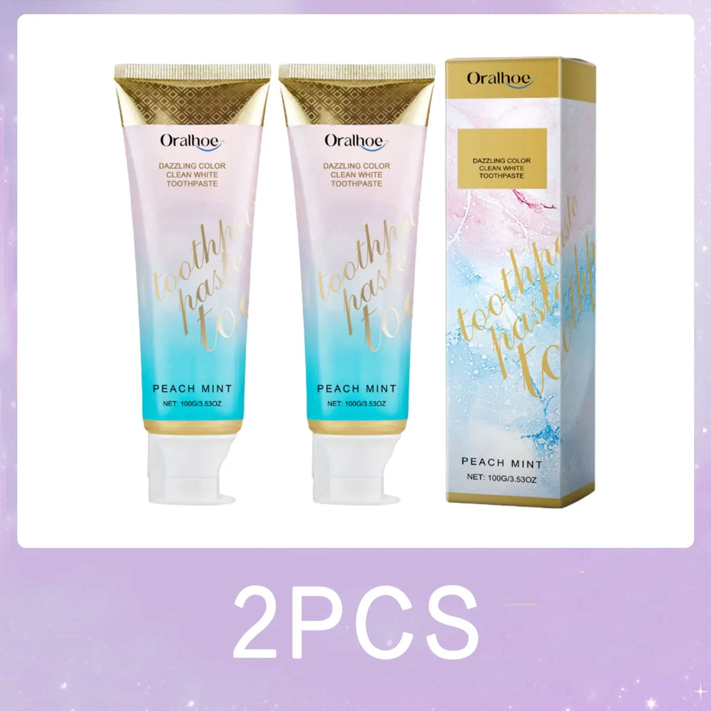 Oralhoe Radiant Whitening Toothpaste | Mint Flavor, 100g
