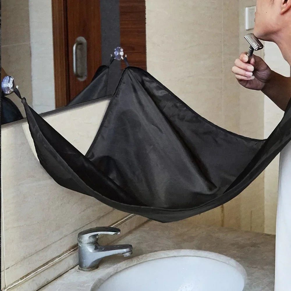 2pcs Reusable Hairdressing Cape Catcher, Unisex Beard Shave Haircut Shaver Apron, Hair Trimming Barber Accessories Peaceful Pleasures Health and Wellness