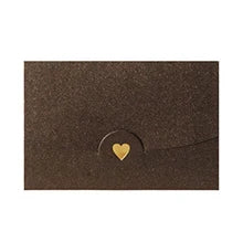 (20 pieces/lot) 10.5*7CM Small Greeting Card Name Card Envelope Hot Stamping Love Pearlescent Paper Mini Envelopes Peaceful Pleasures Health and Wellness 20pcs Coffee