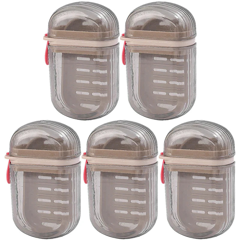 Portable Leakproof Soap Box with Lid & Drain | Travel Camping