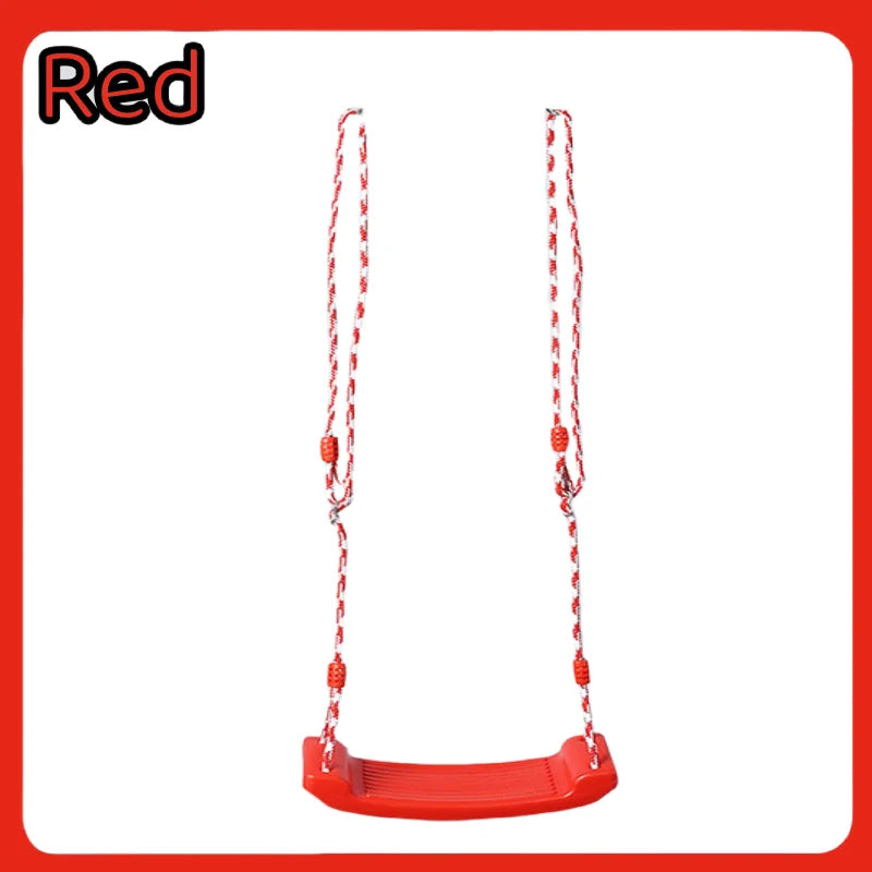 Children's Swing Toys Garden Hanging Rainbow Swing, Convenient Indoor and Outdoor Baby Swing, Children's Outdoor Game Toys Peaceful Pleasures Health and Wellness red