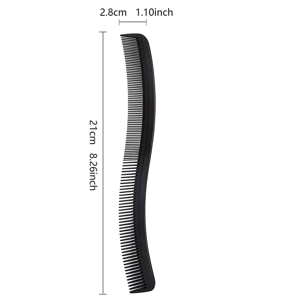 3Pcs Curved Haircutting Comb Set Heat-resistant Haircut Clipper Comb Professional Salon Barbershop Hairdresser Tools Accessories Peaceful Pleasures Health and Wellness B CN