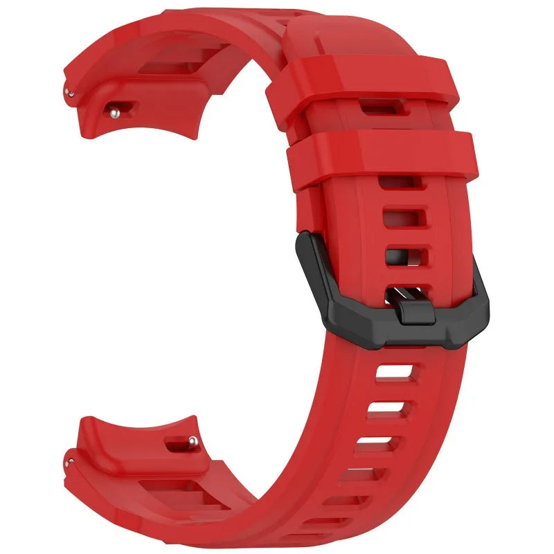 Official Silicone Strap for Amazfit T-REX 3 Pro Smart Watch Strap Watchband Sport Wristband Bracelet for T-Rex3 Pro Accessory Peaceful Pleasures Health and Wellness Red for T-REX 3 Pro