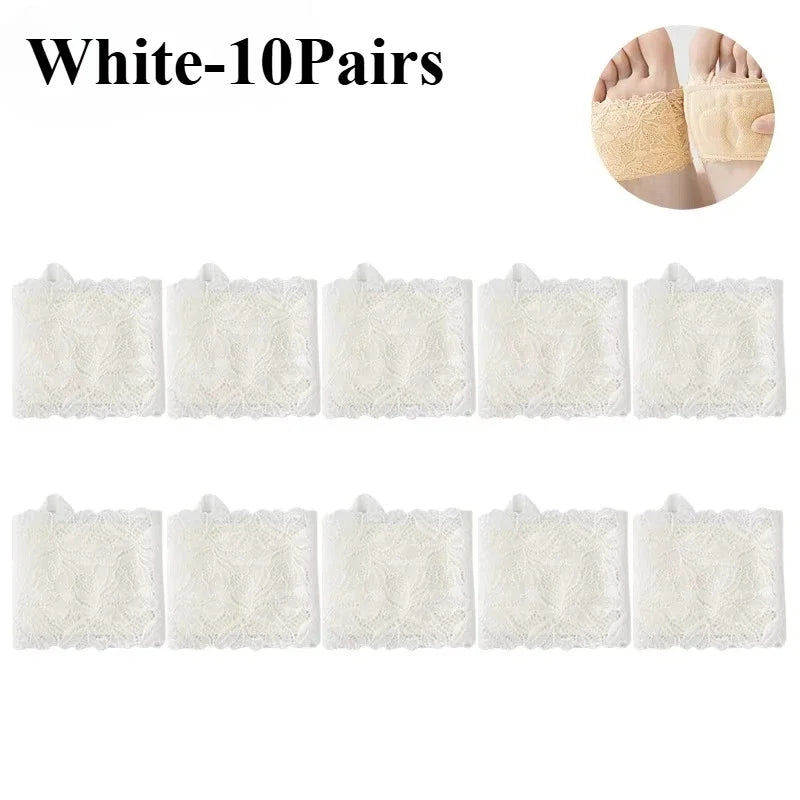 Women's Non-Slip Invisible Half Sole Socks for High Heels