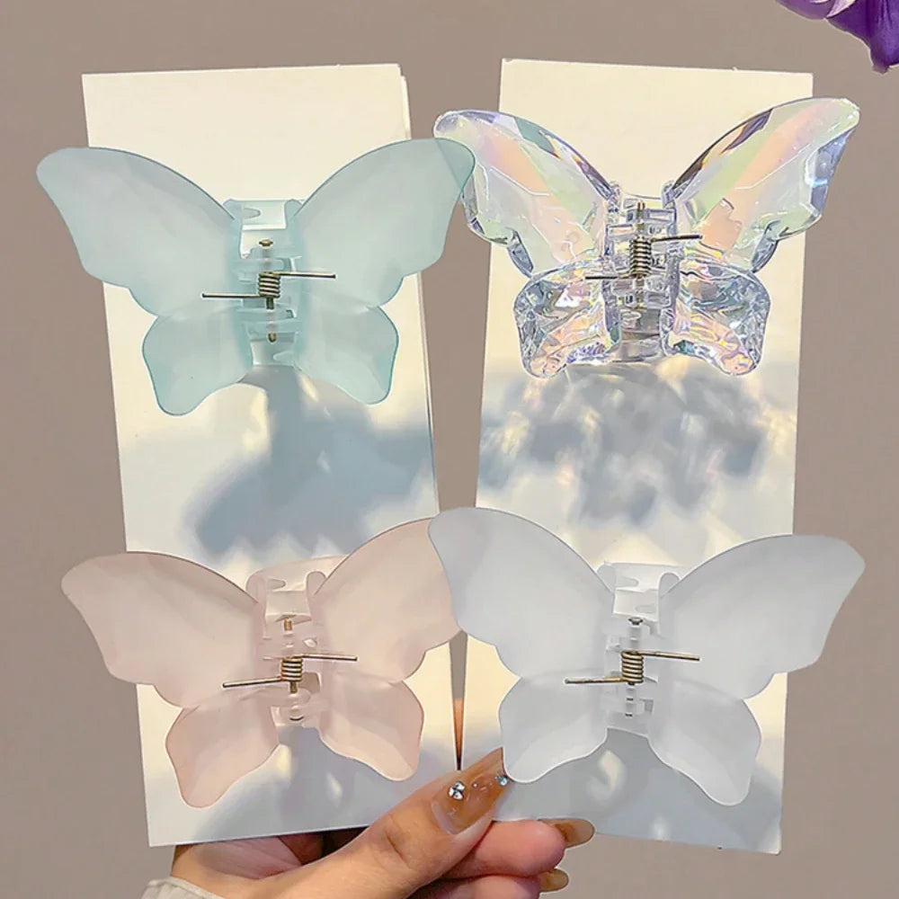 Butterfly Claw Clip for Women At The Back of The Head Super Fairy Medium-sized Shark Clip New Early Spring Hair Clips Headwear Peaceful Pleasures Health and Wellness