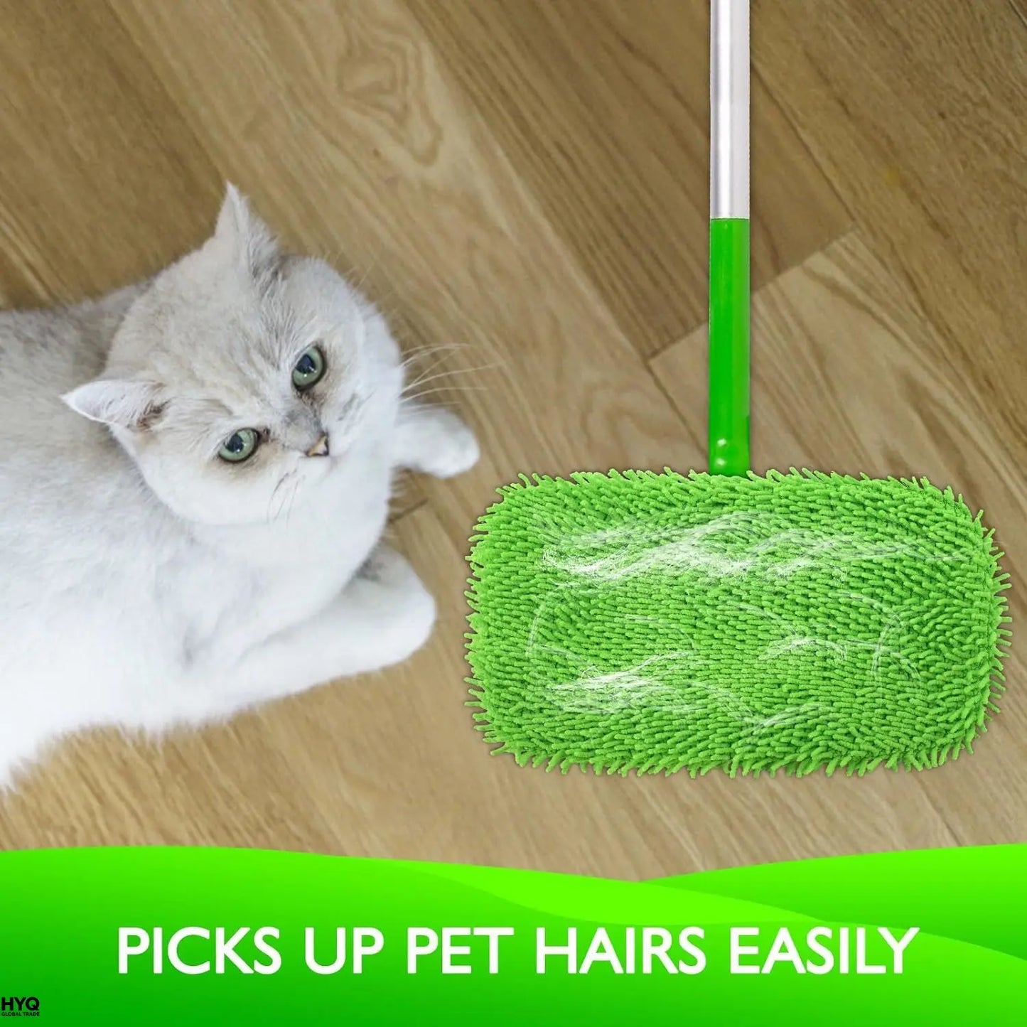 2 Tampones De Microfibra Reutilizables Compatibles Con Swiffer