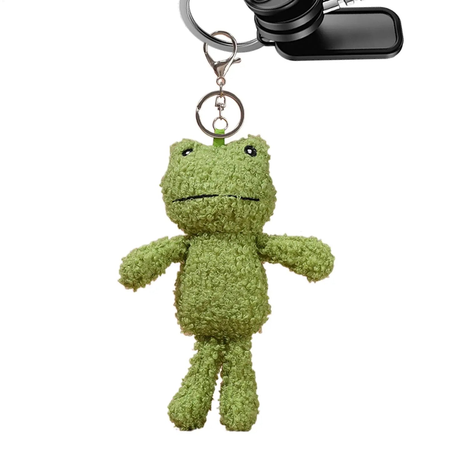 Cute Plush Frog Keychain – Gift for Kids, Students & Teachers Plush Keychain Peaceful Pleasures Health and Wellness