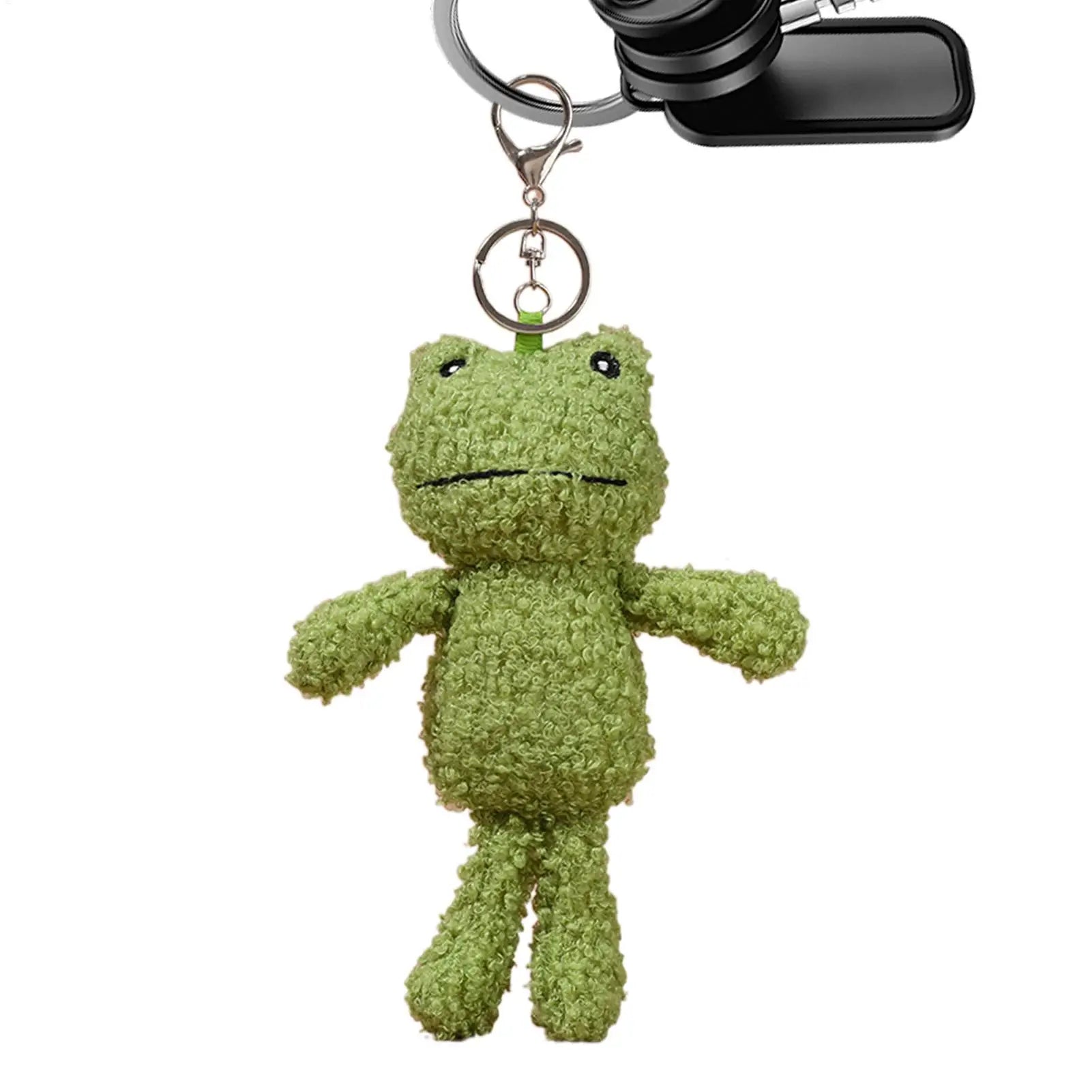 Cute Plush Frog Keychain – Gift for Kids, Students & Teachers Plush Keychain Peaceful Pleasures Health and Wellness