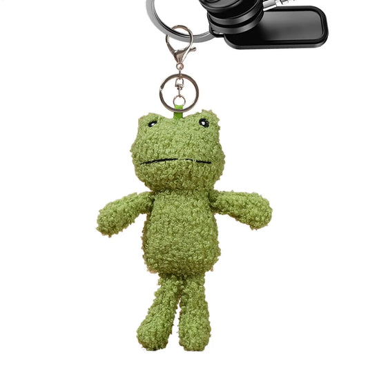 Cute Plush Frog Keychain – Gift for Kids, Students & Teachers Plush Keychain Peaceful Pleasures Health and Wellness
