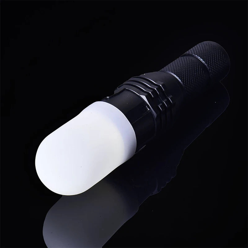 2Pcs Silicone Elastic Flashlight Lampshade For SP31 SP35 IF22A C8G IF25A SP36 S2 C8 EA01 TS21 Q8 14-75MM Torch Peaceful Pleasures Health and Wellness