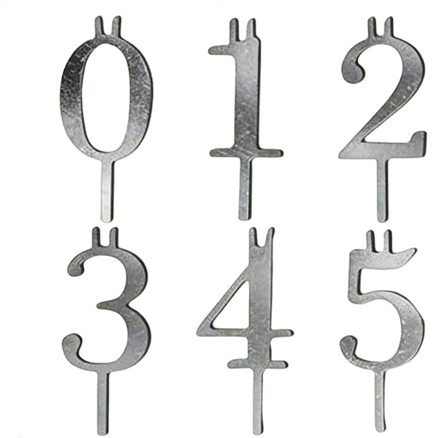 Number Cake Candle Holders 0–9 | Birthday & Party Toppers