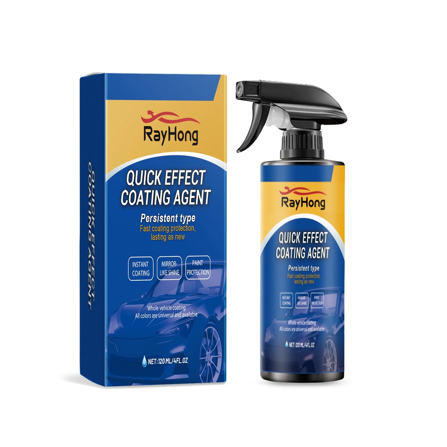 Nano Ceramic Coating Spray – Car Wax & Paint Protectant 120ml
