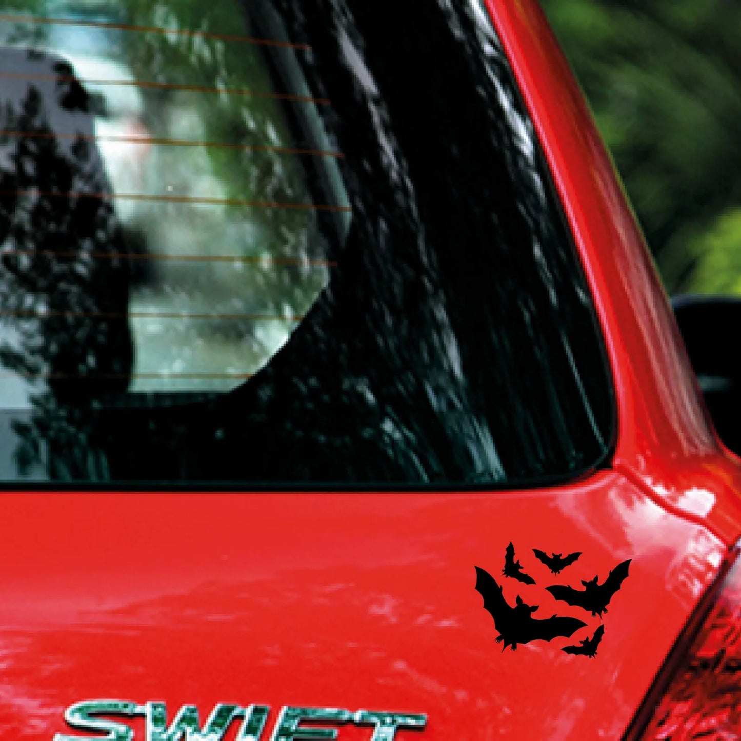 5"x4.5" Black Bat Stickers Vinyl Decal for Cars, Laptops,Windows Peaceful Pleasures Health and Wellness