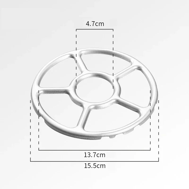 Gas Stove Frame Gas Stove Accessories Small Pot Auxiliary Support Anti Slip Bracket Milk Pot Holder Gas Stove Wok Support Rings Peaceful Pleasures Health and Wellness
