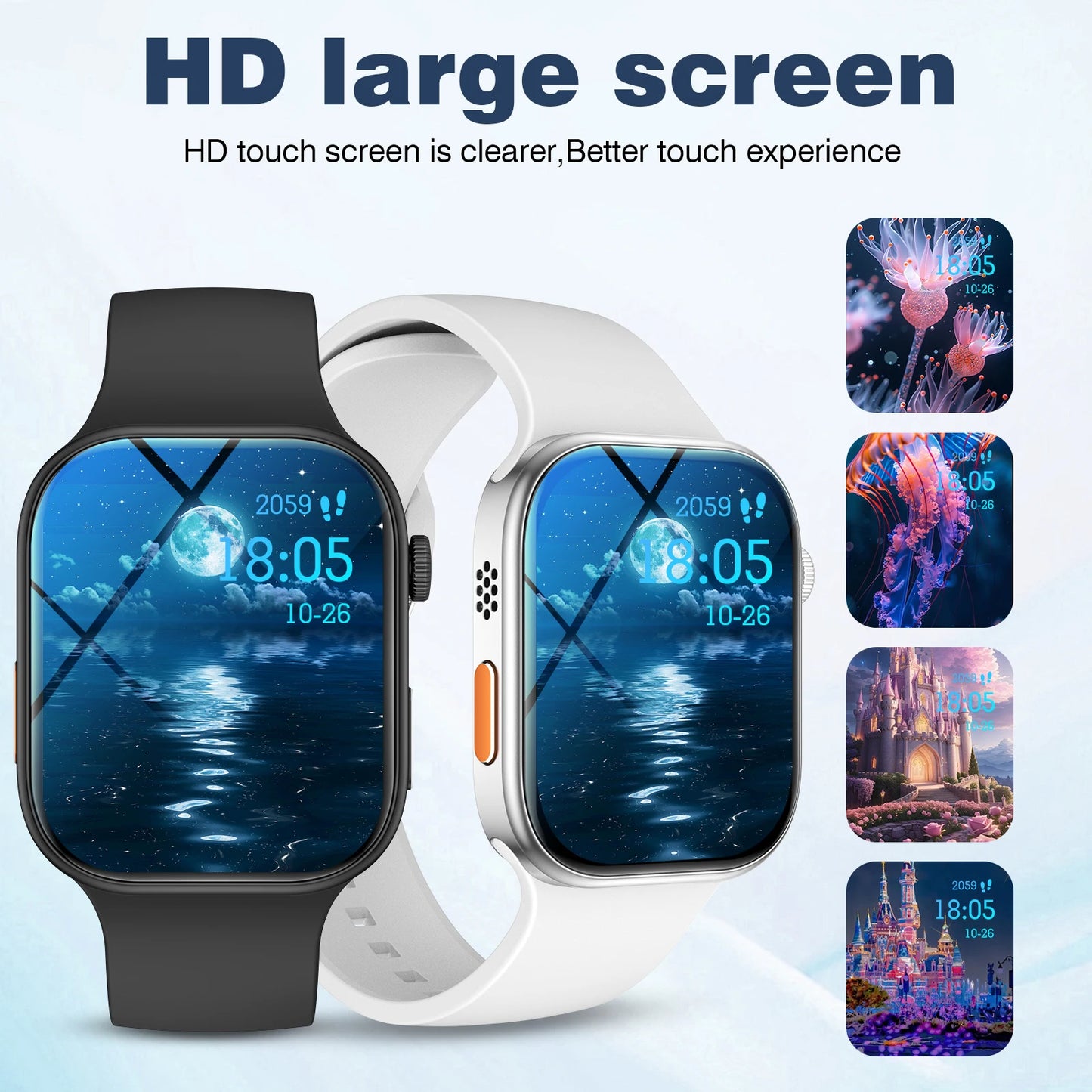 LOMAXFR 2.02" HD Smartwatch – BT Calling & Sports Tracking