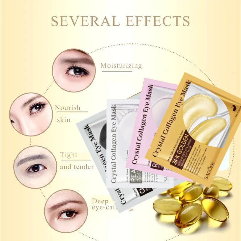 SADOER Collagen Eye Masks 10 Pairs – Hydrating & Firming