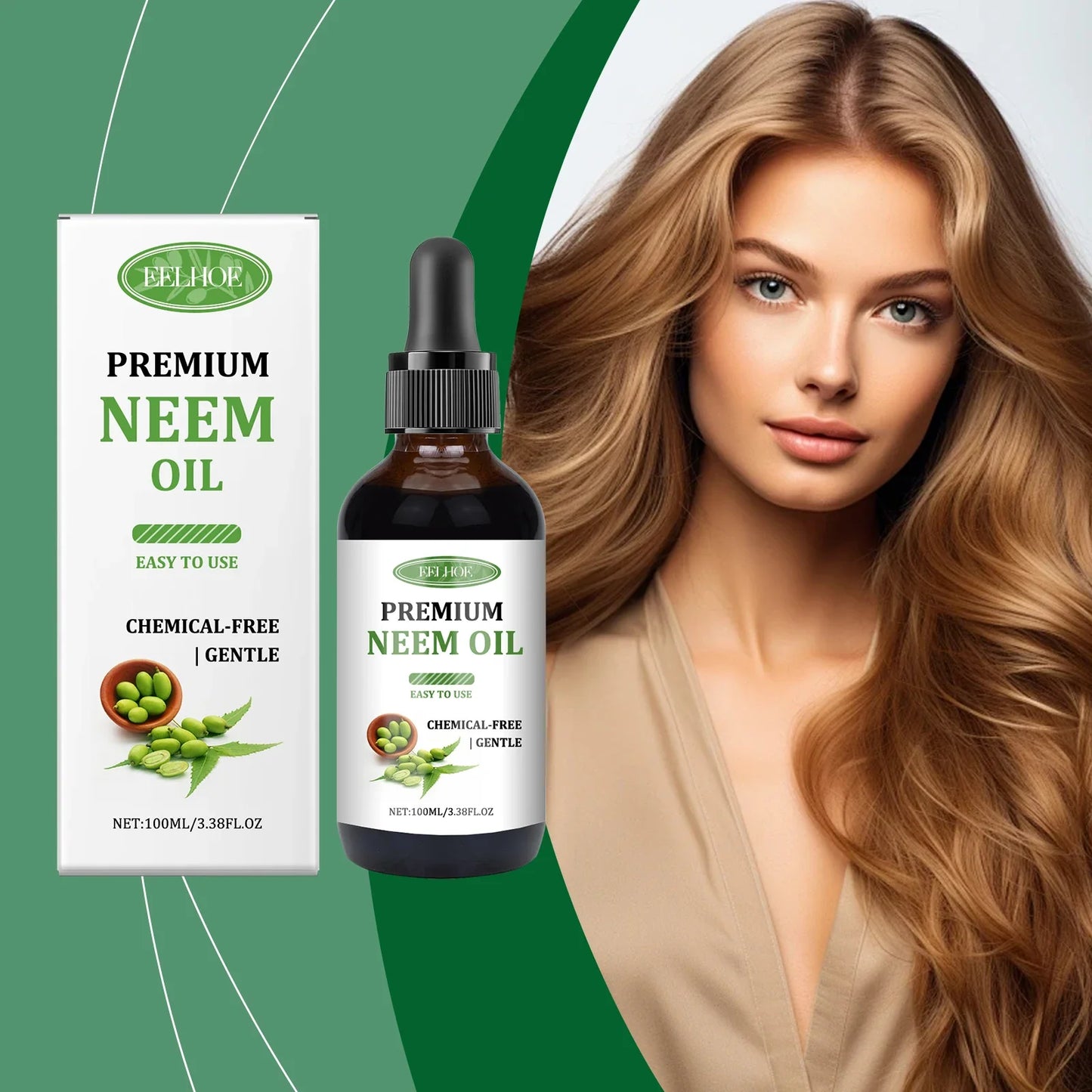 Eelhoe Neem Oil – Scalp, Skin & Nail Nourishing Essential Oil