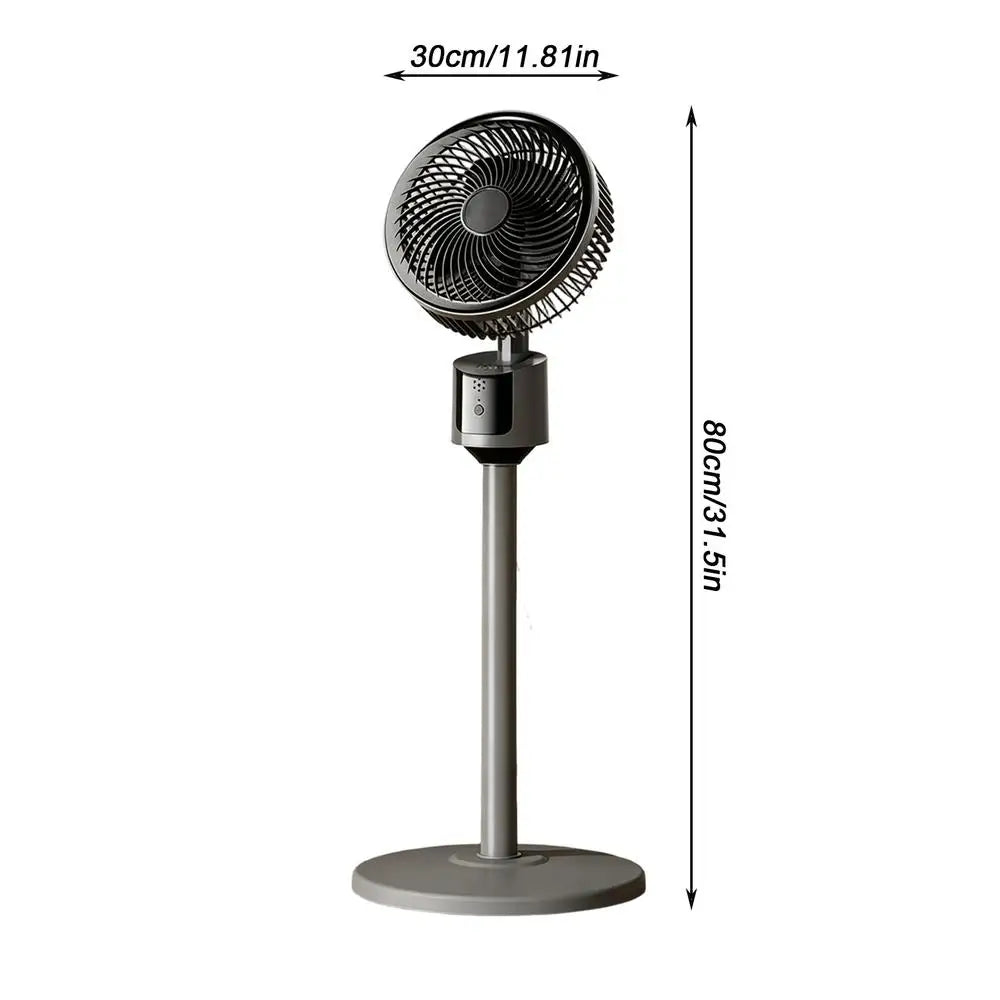 3-Speed USB Floor Fan – Quiet Standing Fan for Home & Dorm