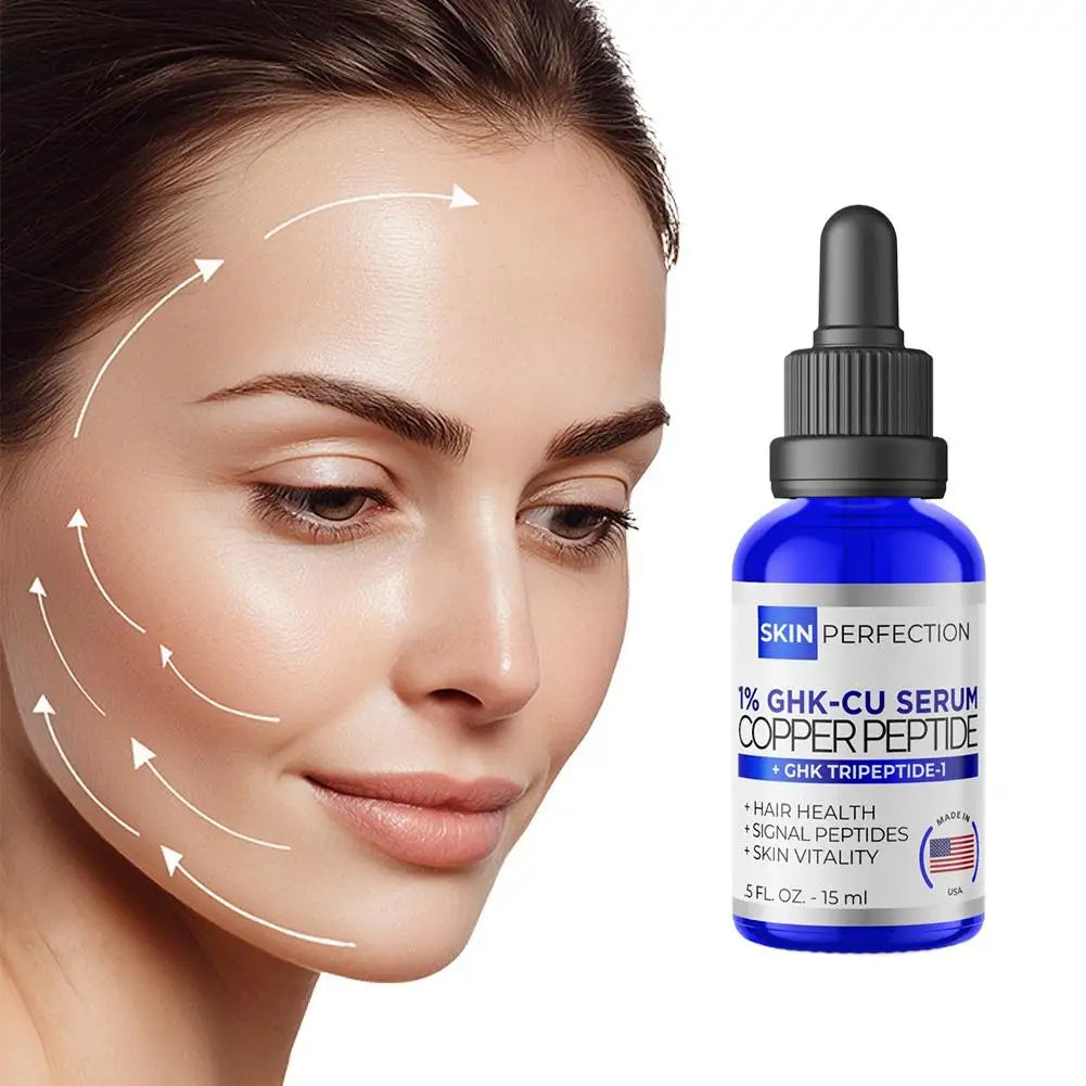 Ghk-Cu Facial Serum Deeply Nourishing Formula Providing Long-Lasting Hydration for Dry and Dehydrated Skin Skincare Peaceful Pleasures Health and Wellness