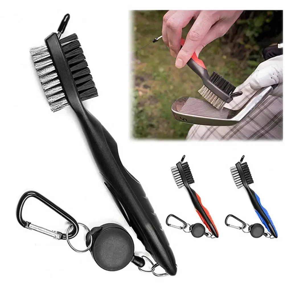 Club Cleaning Brush Golf Club Brush Golf Grooves Cleaning Brush 2 Sided Golf Putter Wedge Ball Cleaner Gof Accessories Peaceful Pleasures Health and Wellness