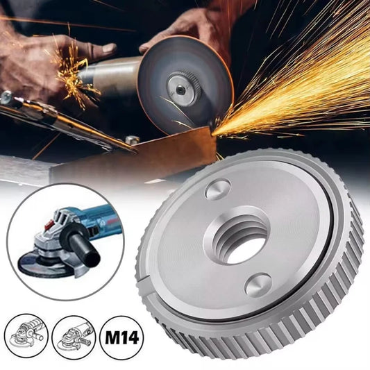 M14 Angle Grinder Hexagonal Nut Screw Pressing Plate Self-locking Peaceful Pleasures Health and Wellness