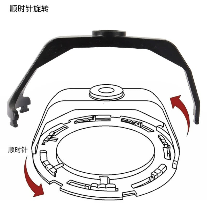 6599 Fuel Tank Lock Ring Tool Fuel Pump & Sensor Removal Installer for Ford GM Dodge Chrysler BMW Mercedes Peaceful Pleasures Health and Wellness