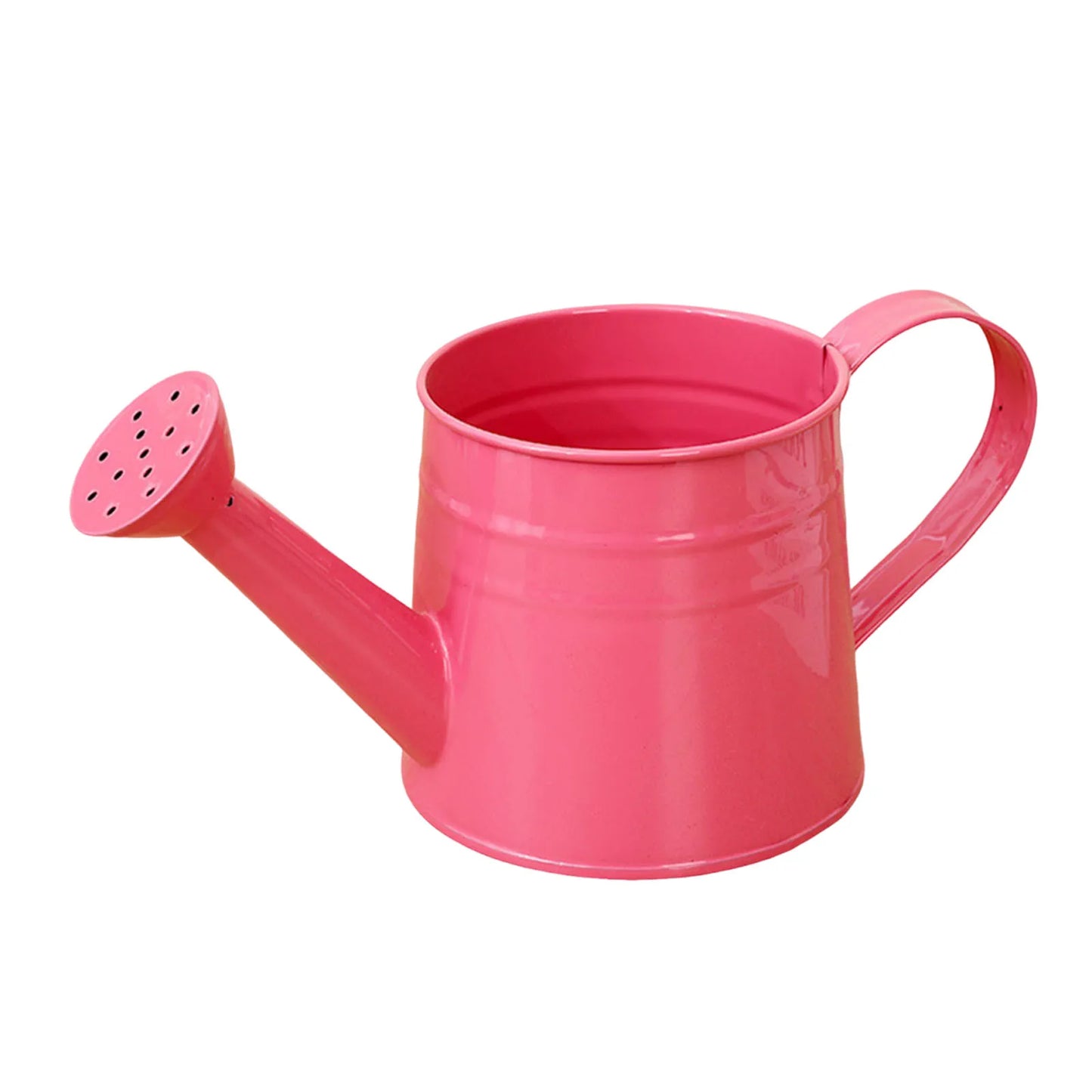 1L Retro Metal Painted Watering Can with Long Spout & Handle Zincplate Watering Kettle for Indoor Outdoor Lawn Garden Backyard Peaceful Pleasures Health and Wellness Rose Gold