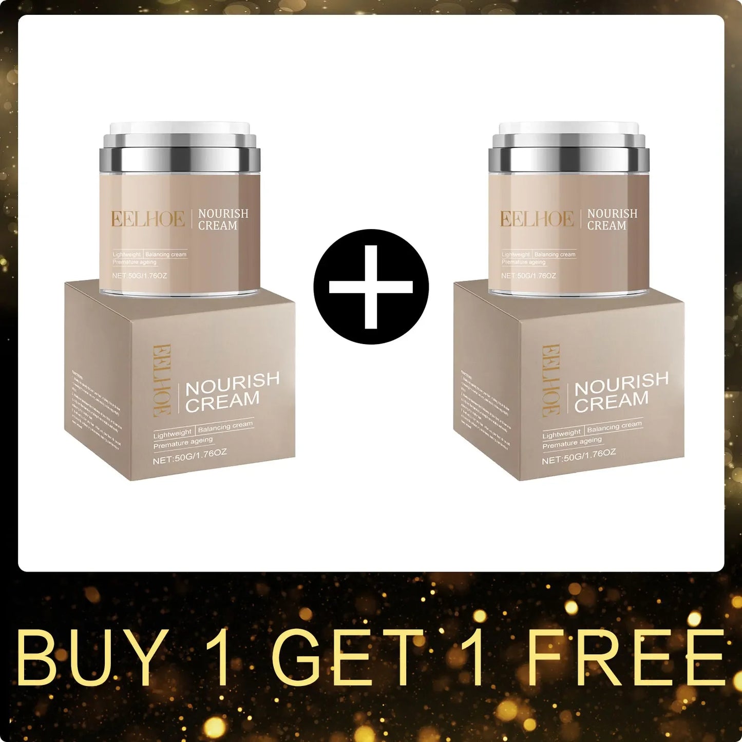EELHOE Collagen Firming Face Cream with Vitamin E Peaceful Pleasures Health and Wellness Buy 1 for 1 Free