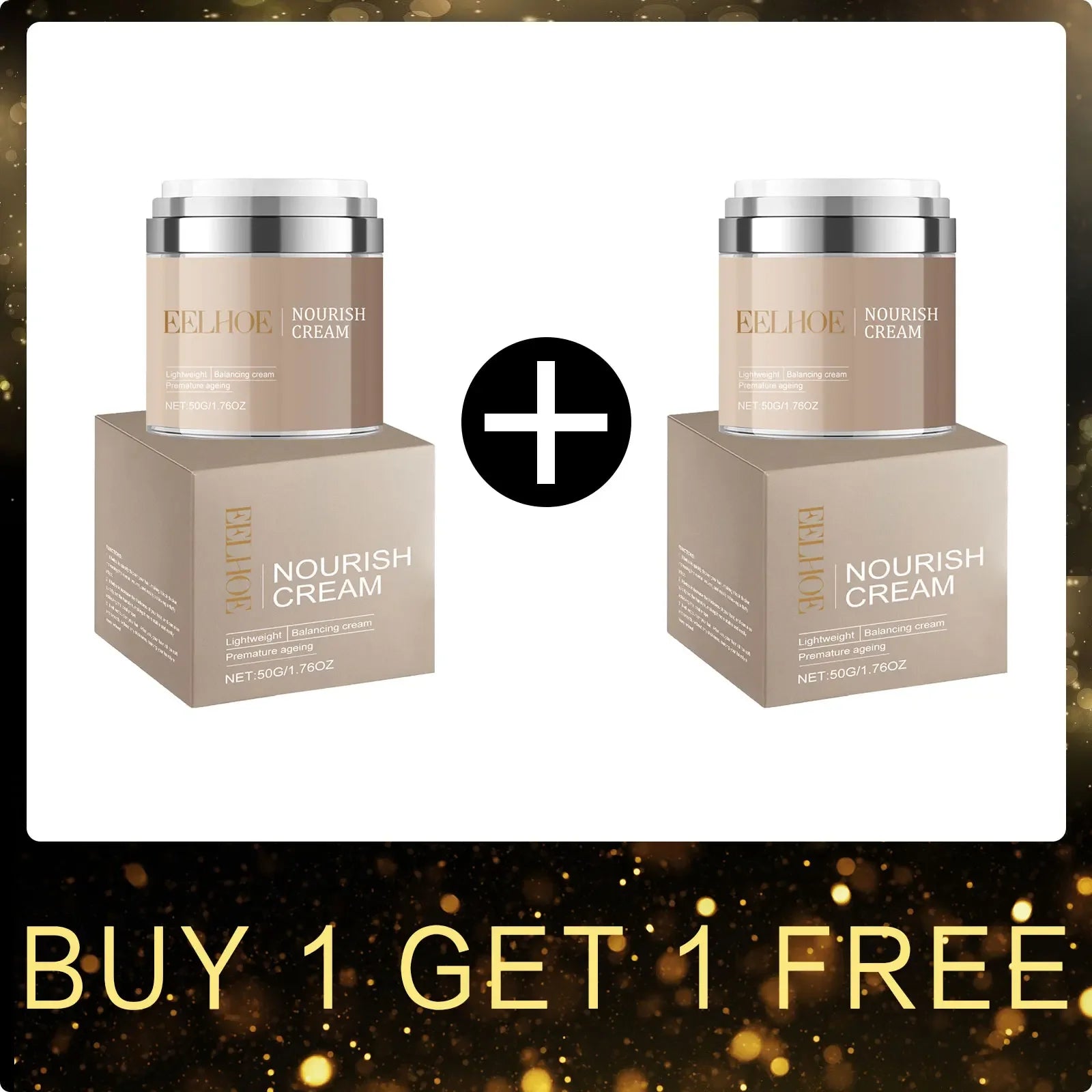 EELHOE Collagen Firming Face Cream with Vitamin E Peaceful Pleasures Health and Wellness Buy 1 for 1 Free