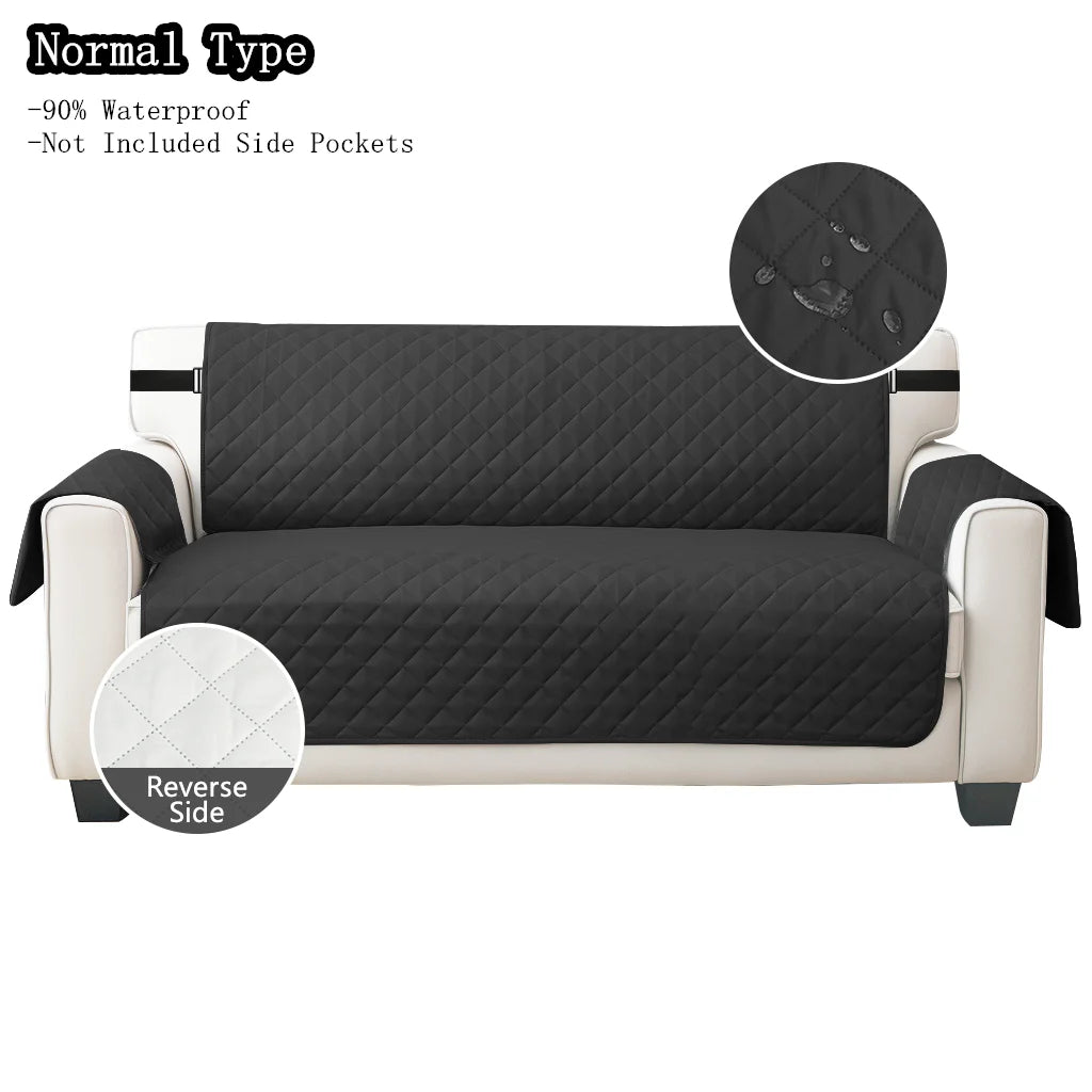 Waterproof Non-Slip Sofa Cover with Elastic Straps | Pet Protector