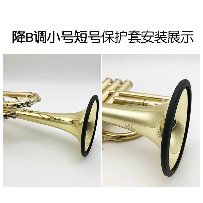 Silica Gel Sax Mute Ring Dampenersilencer Alto Tenor Soprano Saxophone