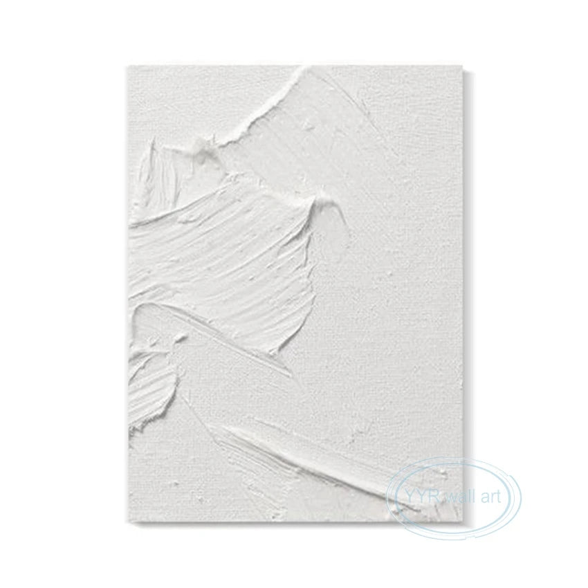 Minimalist Advanced Handmade Abstract Oil Painting, Black and White Texture, Wall Art, Canvas Decoration, Living Room Poster, Be Peaceful Pleasures Health and Wellness No frame 2 90cmx180cm