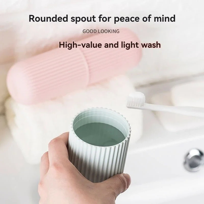 Portable Toothpaste Toothbrush Protect Holder Case Travel Camping Storage Box Protect Toothbrush Toothpaste from Dirt and Damage Peaceful Pleasures Health and Wellness