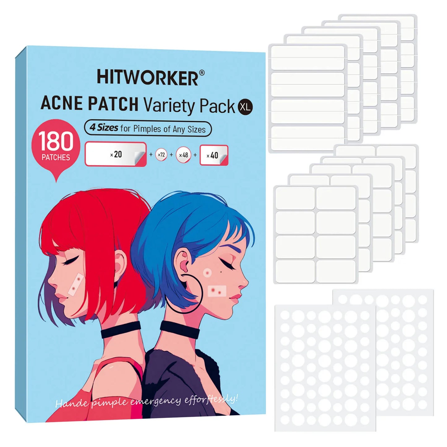 Hydrocolloid Acne Patches – Invisible & Waterproof | All Skin Types